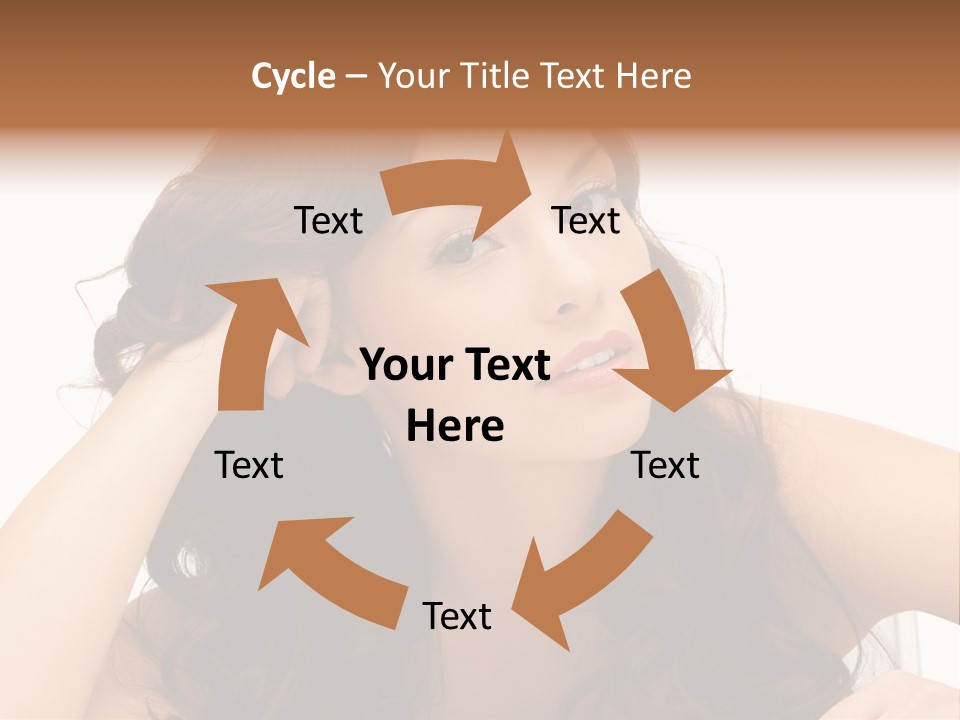 Health Lady Remedial PowerPoint Template