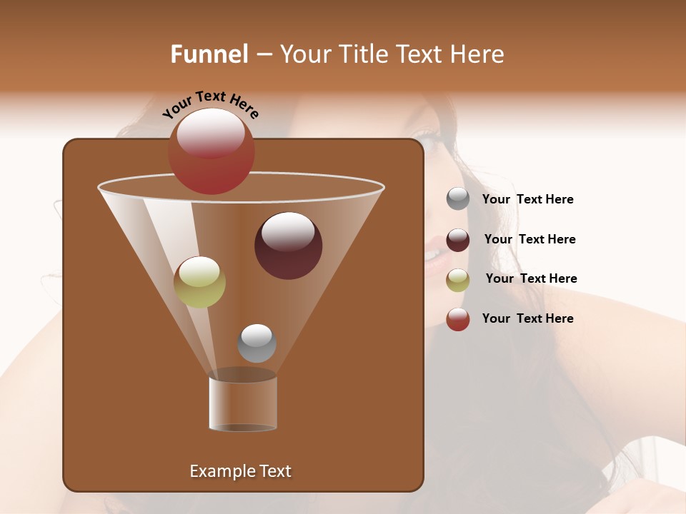 Health Lady Remedial PowerPoint Template