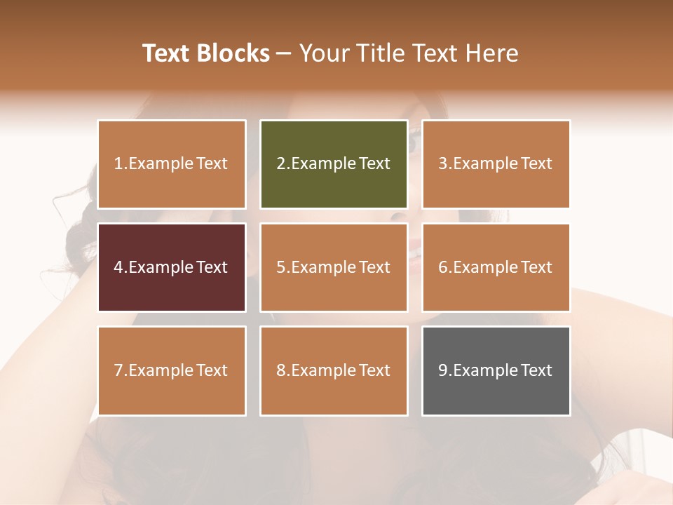 Health Lady Remedial PowerPoint Template