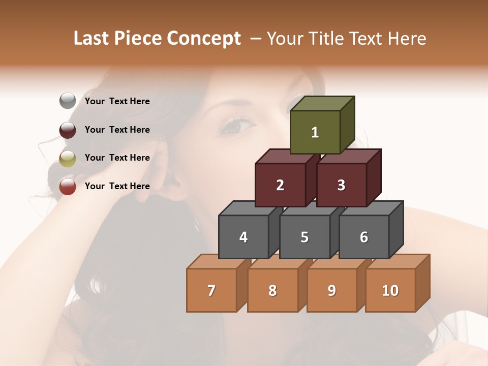 Health Lady Remedial PowerPoint Template