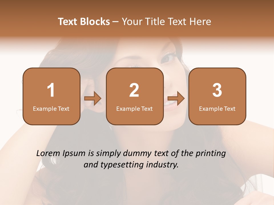 Health Lady Remedial PowerPoint Template
