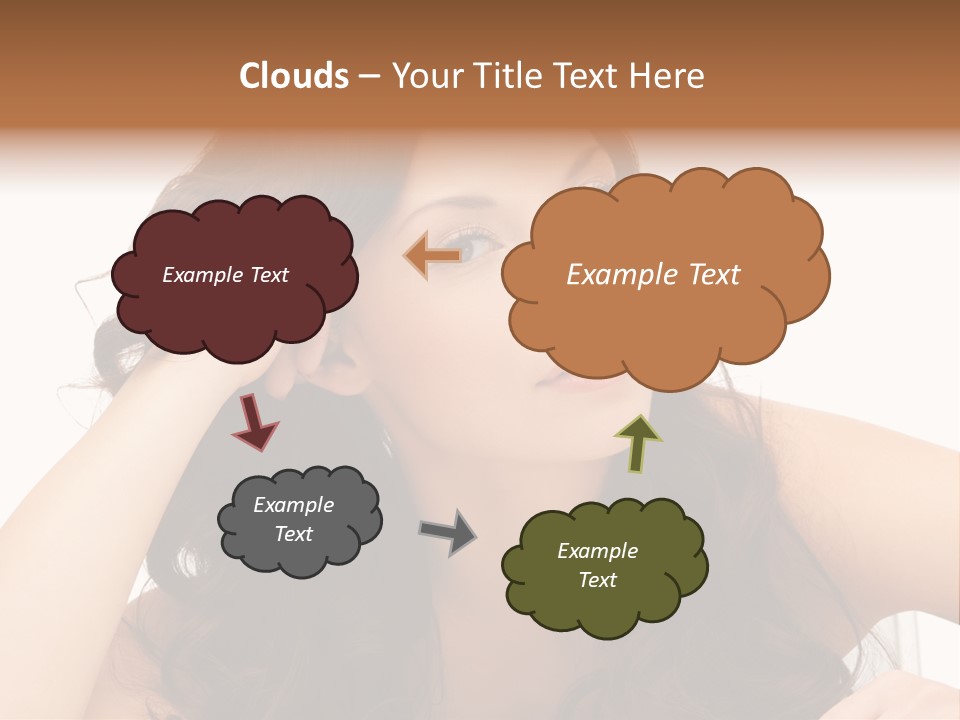 Health Lady Remedial PowerPoint Template
