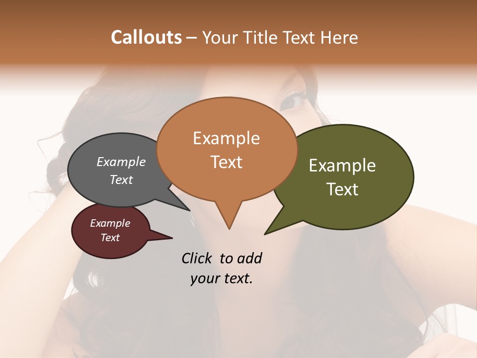 Health Lady Remedial PowerPoint Template
