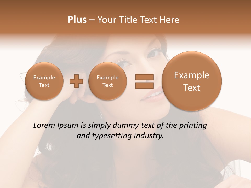 Health Lady Remedial PowerPoint Template