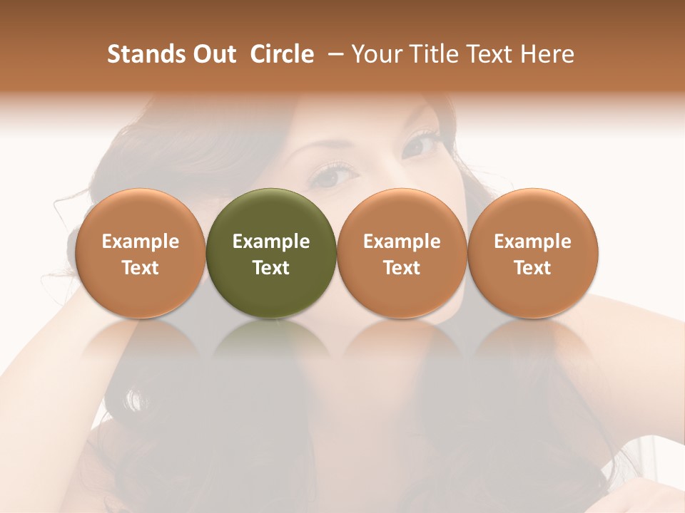Health Lady Remedial PowerPoint Template