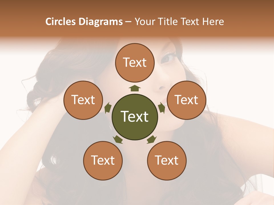 Health Lady Remedial PowerPoint Template