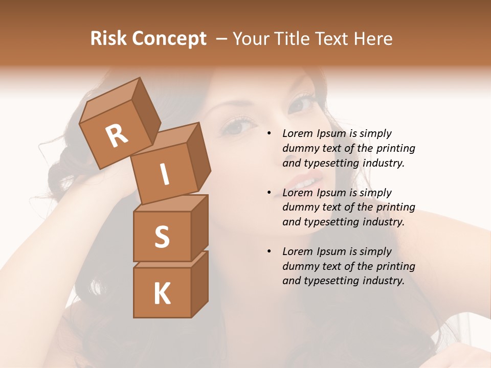 Health Lady Remedial PowerPoint Template