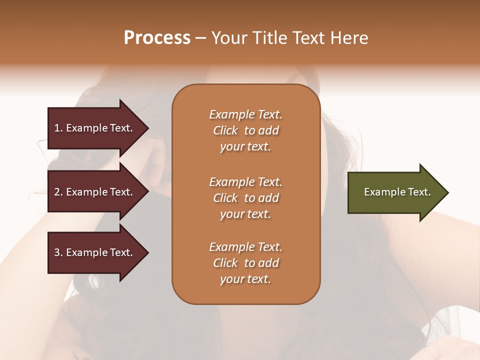 Health Lady Remedial PowerPoint Template