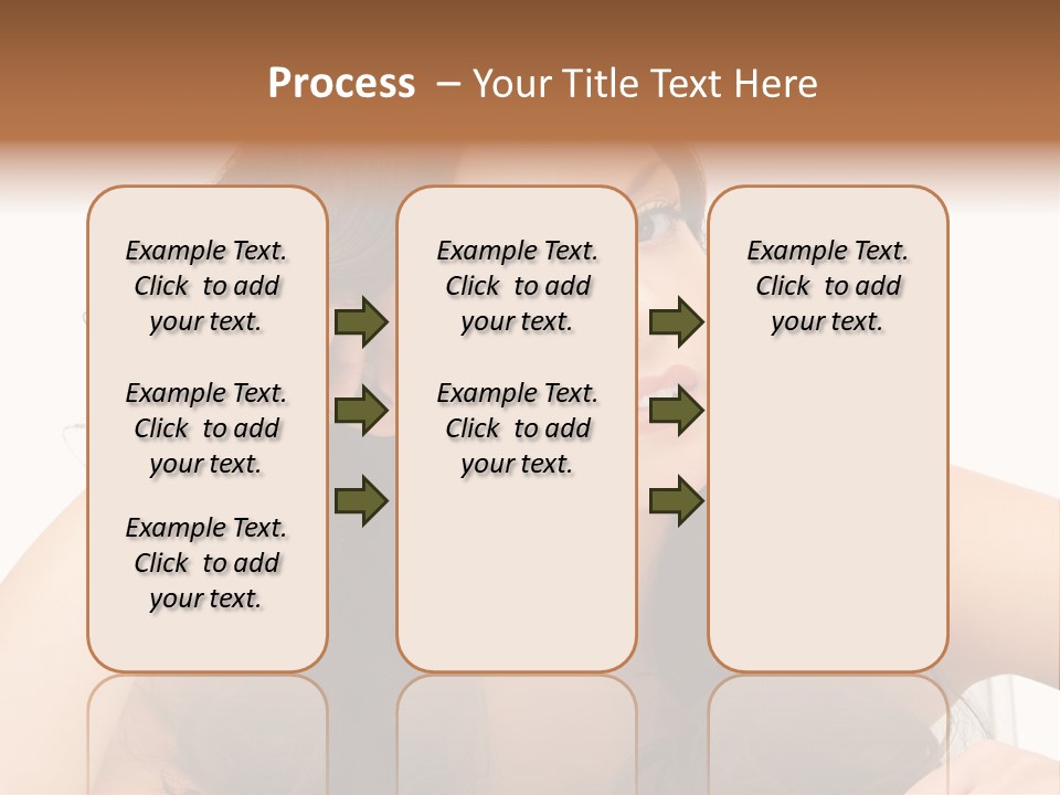 Health Lady Remedial PowerPoint Template