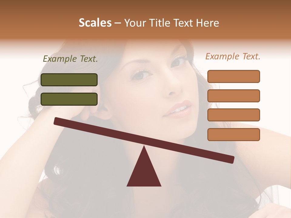 Health Lady Remedial PowerPoint Template
