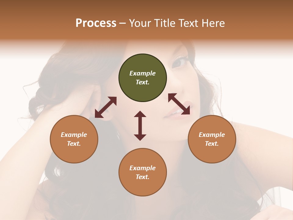 Health Lady Remedial PowerPoint Template