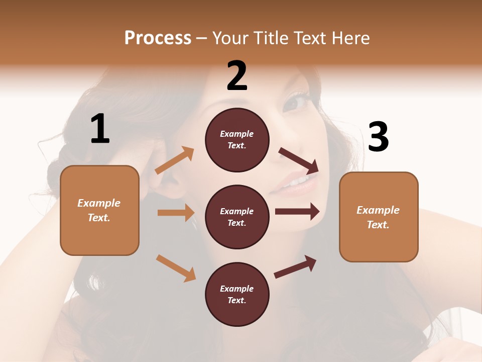 Health Lady Remedial PowerPoint Template