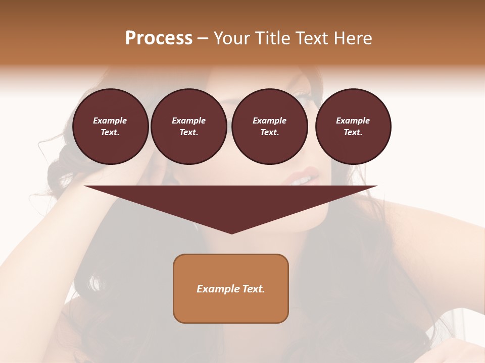 Health Lady Remedial PowerPoint Template