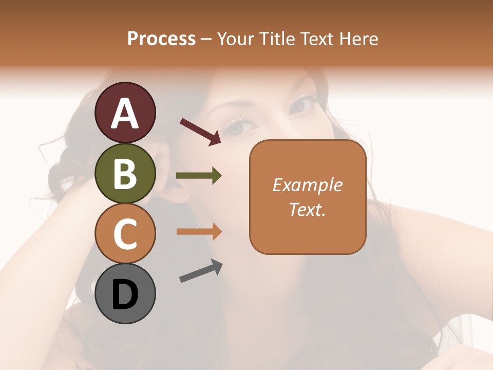 Health Lady Remedial PowerPoint Template