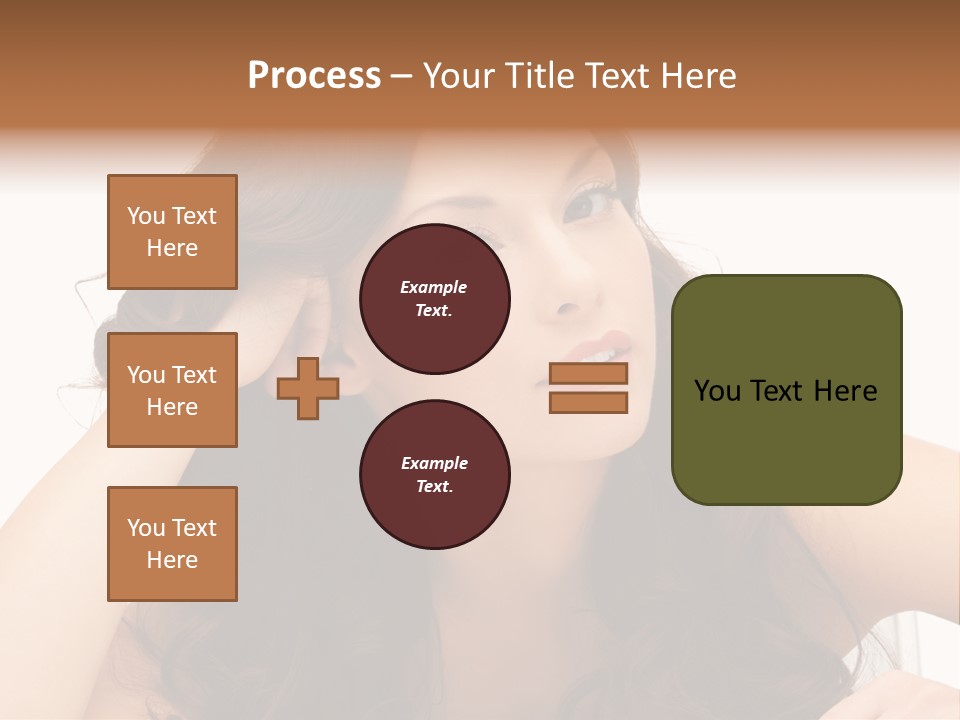Health Lady Remedial PowerPoint Template