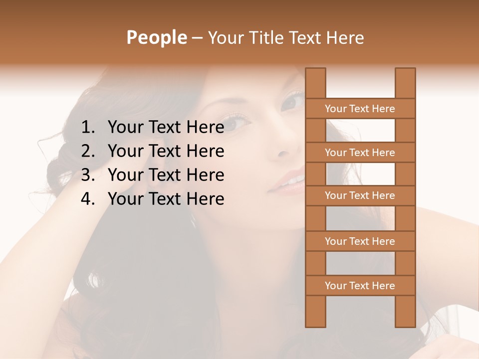 Health Lady Remedial PowerPoint Template