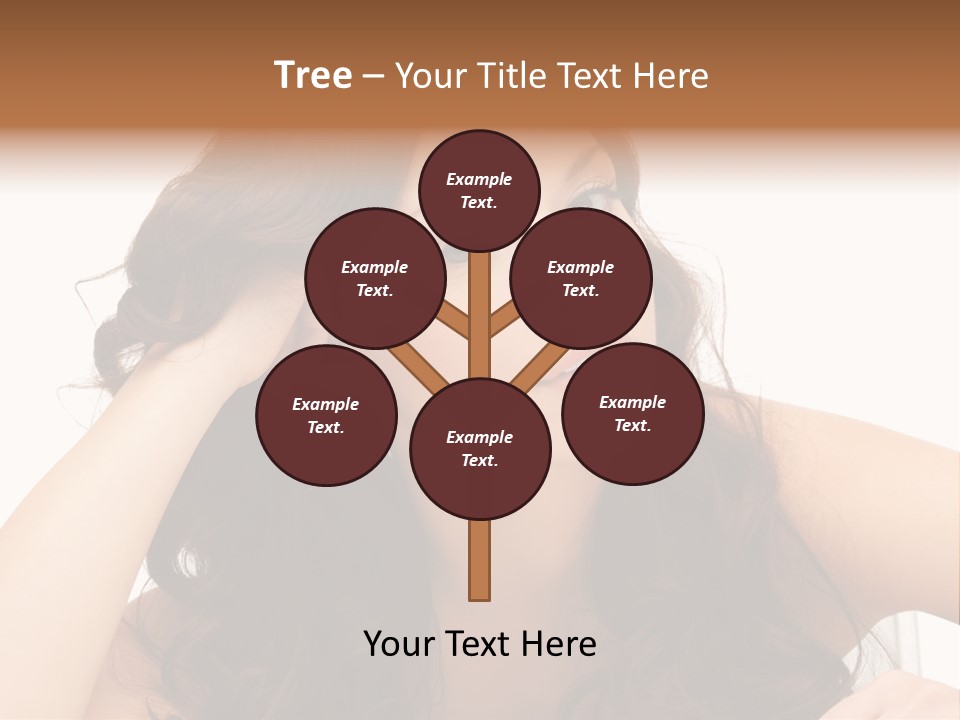 Health Lady Remedial PowerPoint Template