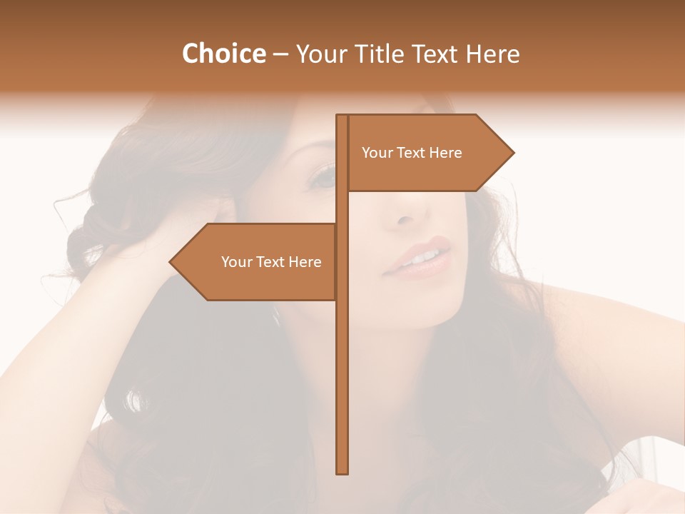 Health Lady Remedial PowerPoint Template