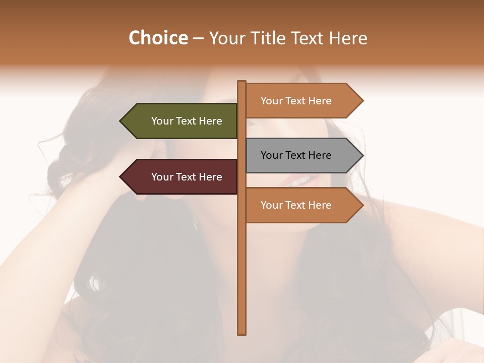 Health Lady Remedial PowerPoint Template
