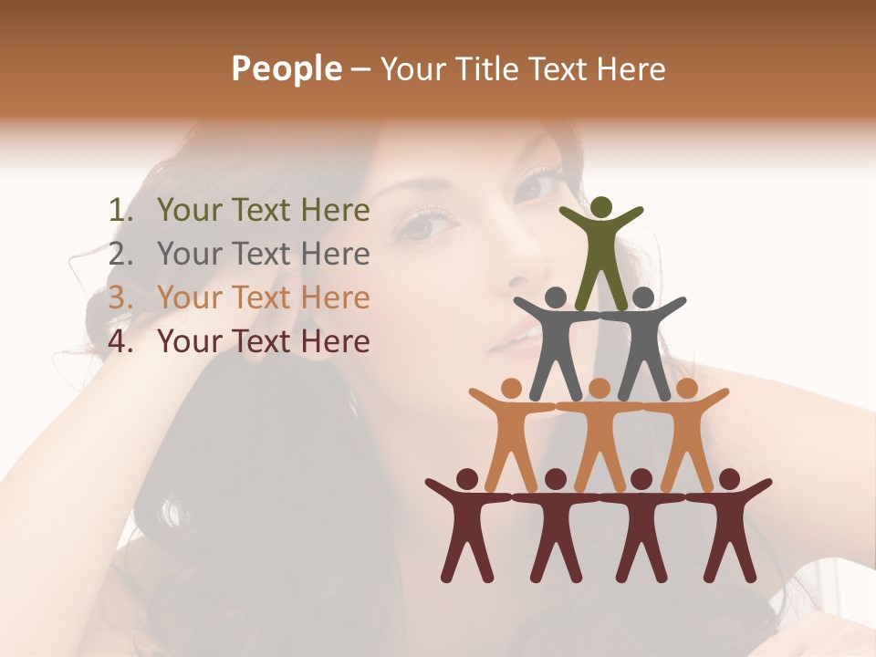 Health Lady Remedial PowerPoint Template