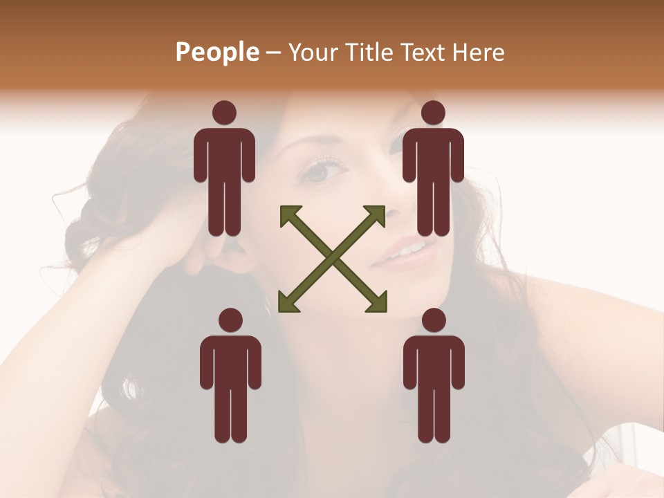 Health Lady Remedial PowerPoint Template