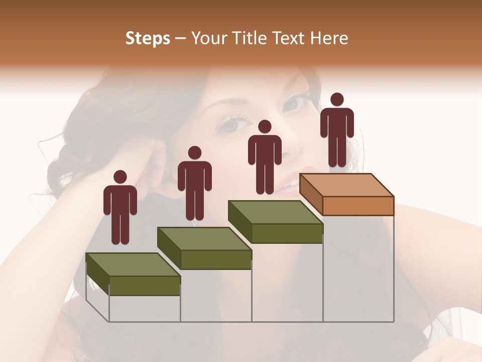 Health Lady Remedial PowerPoint Template