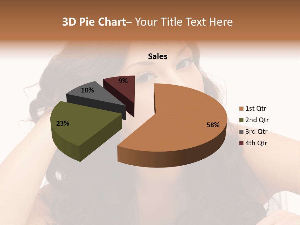 Health Lady Remedial PowerPoint Template