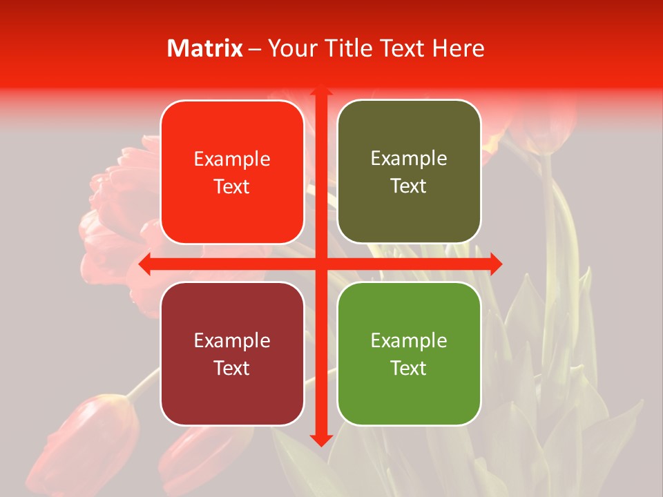 Plant Pot Bouquet PowerPoint Template