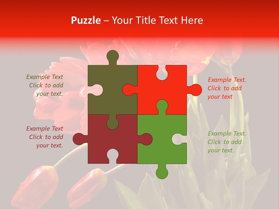 Plant Pot Bouquet PowerPoint Template