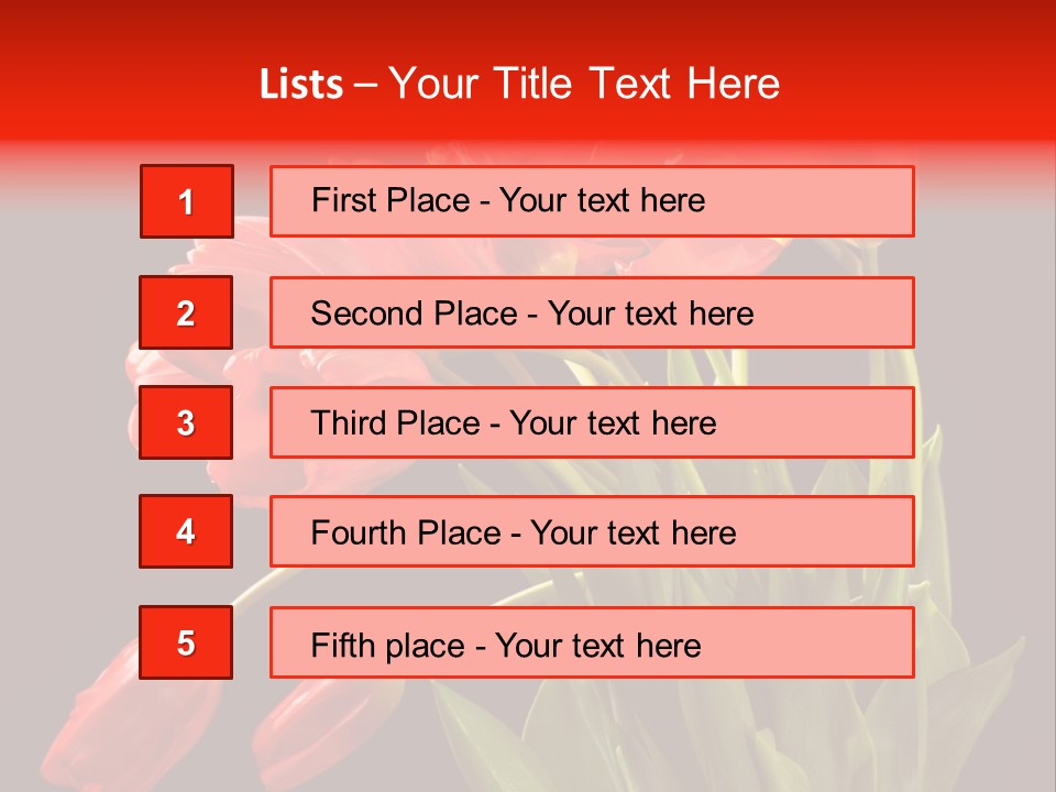 Plant Pot Bouquet PowerPoint Template