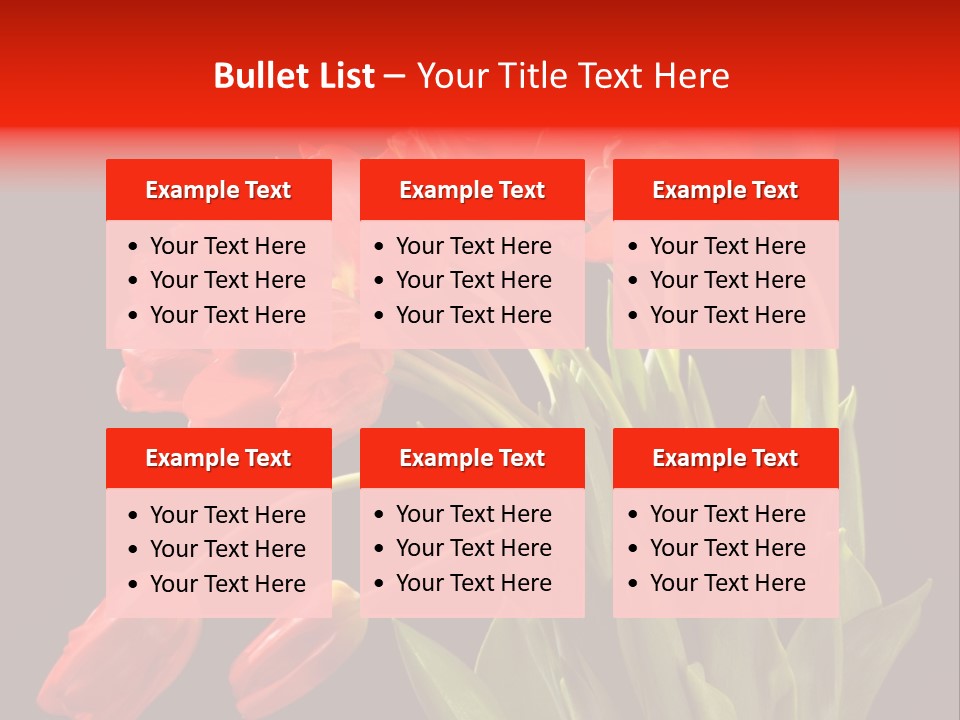 Plant Pot Bouquet PowerPoint Template