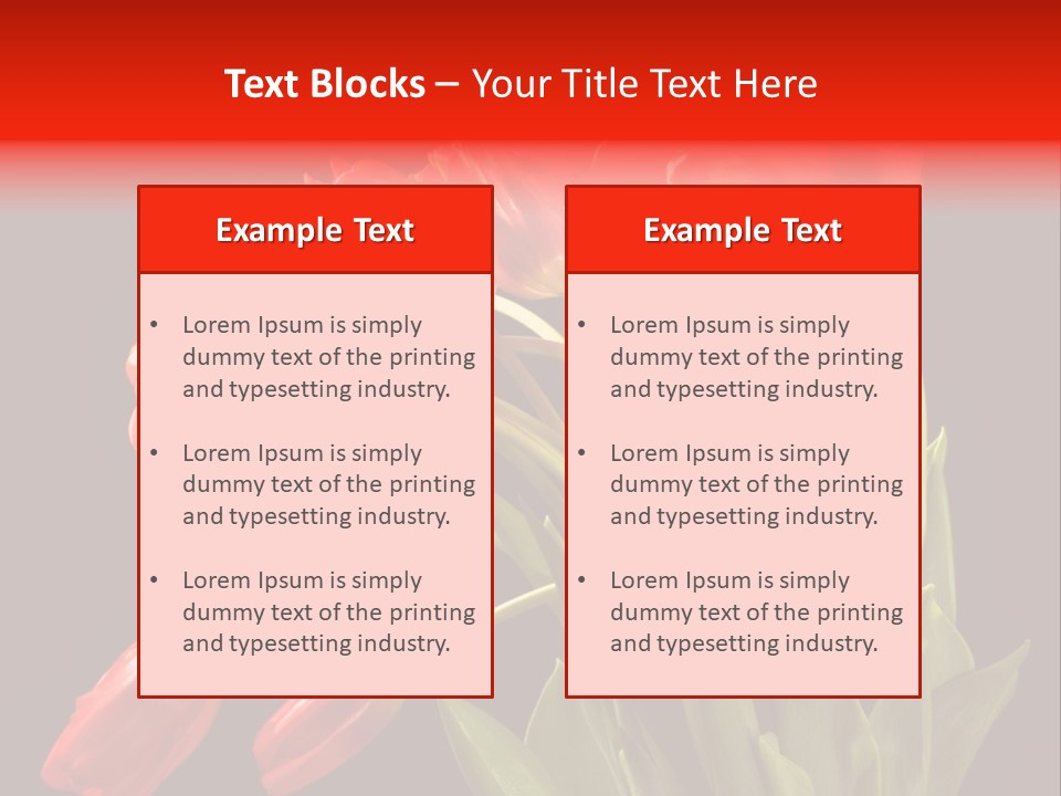 Plant Pot Bouquet PowerPoint Template