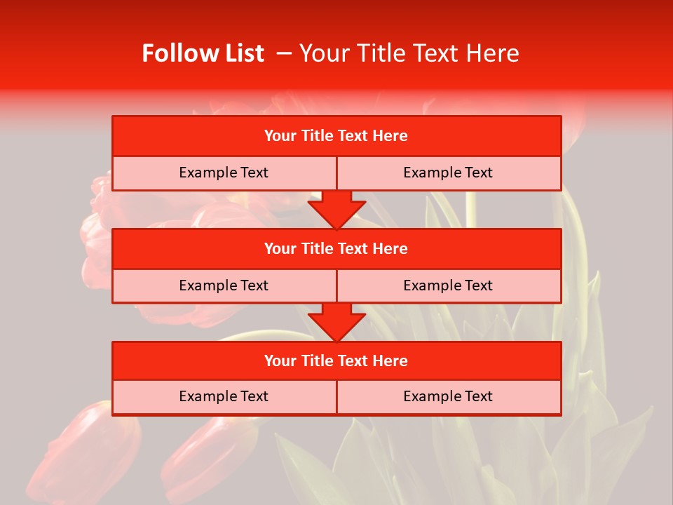 Plant Pot Bouquet PowerPoint Template