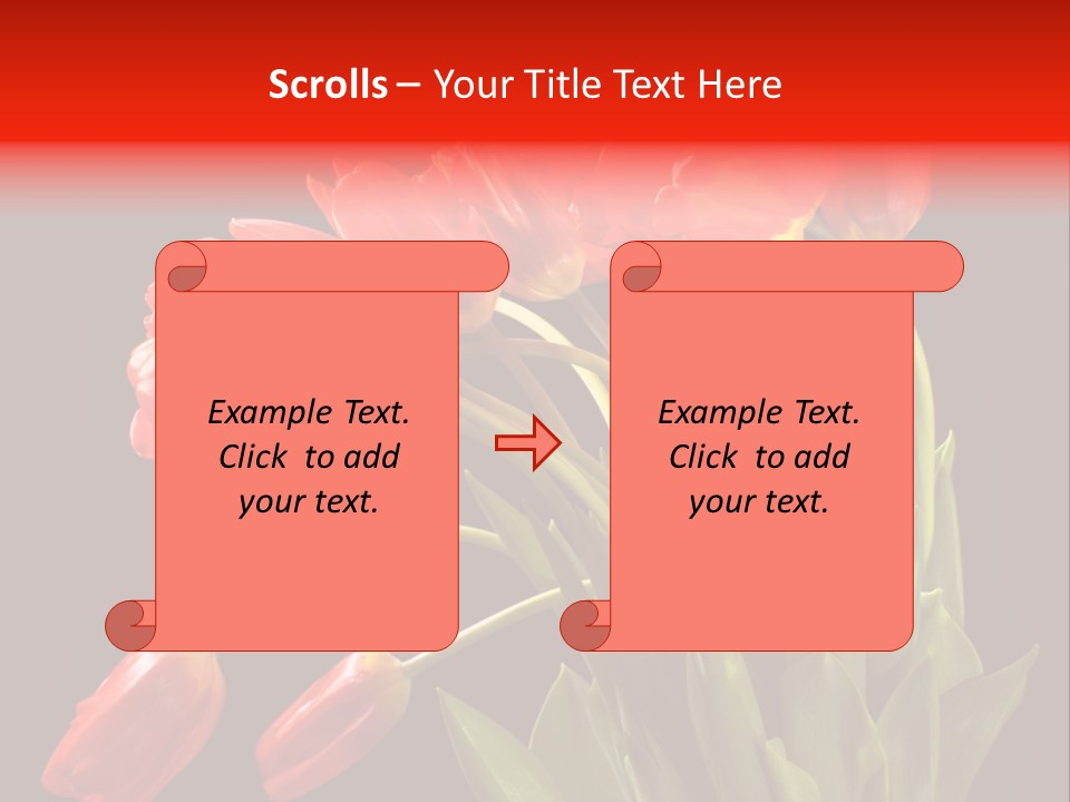 Plant Pot Bouquet PowerPoint Template