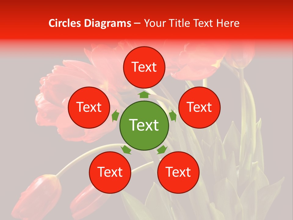 Plant Pot Bouquet PowerPoint Template