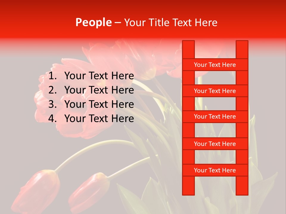 Plant Pot Bouquet PowerPoint Template