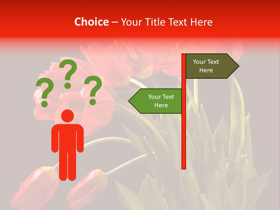 Plant Pot Bouquet PowerPoint Template