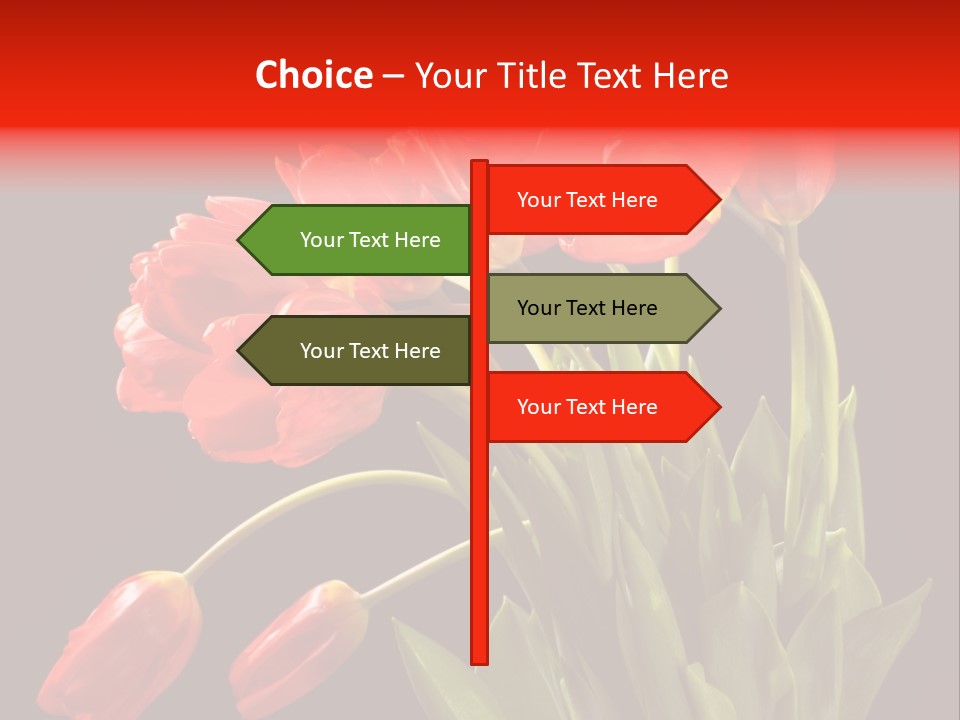 Plant Pot Bouquet PowerPoint Template