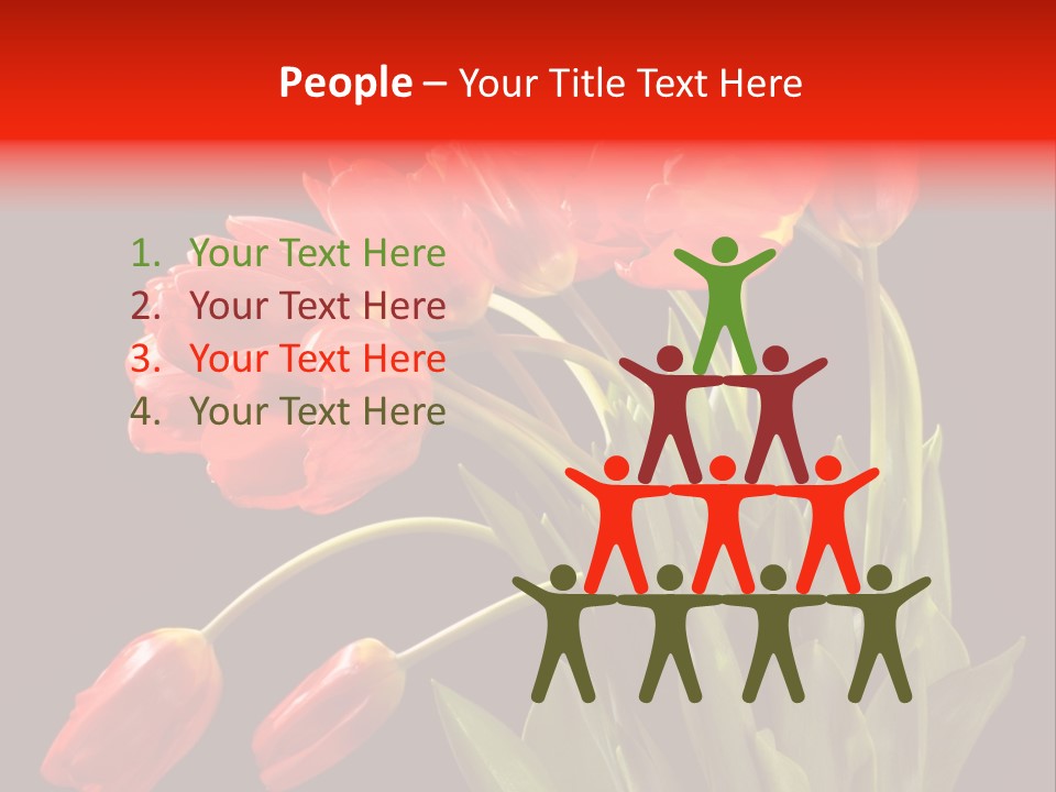 Plant Pot Bouquet PowerPoint Template