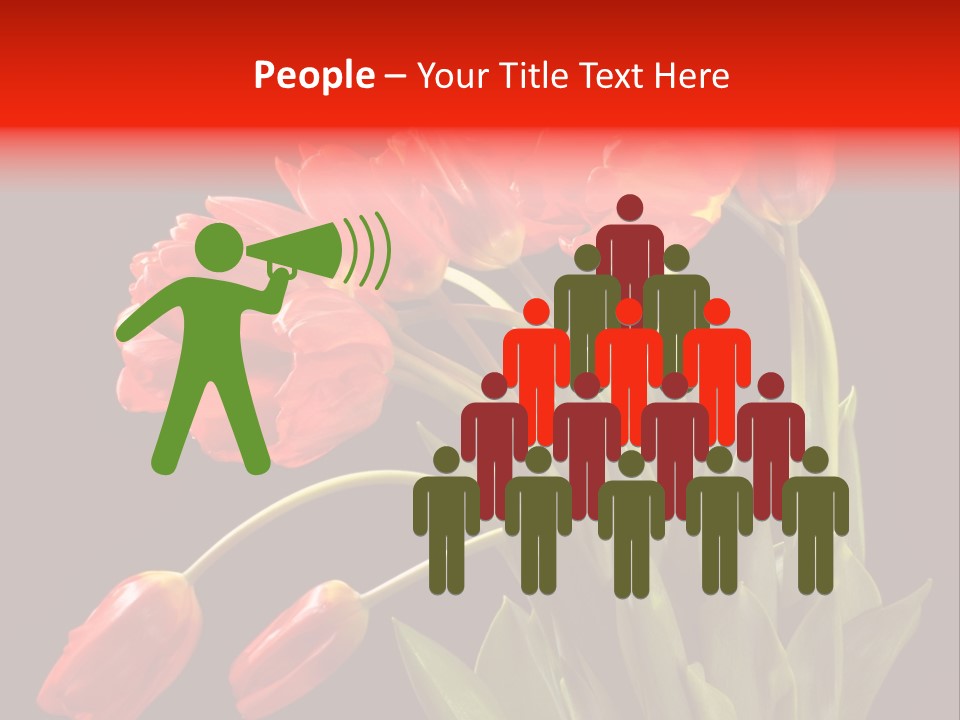 Plant Pot Bouquet PowerPoint Template