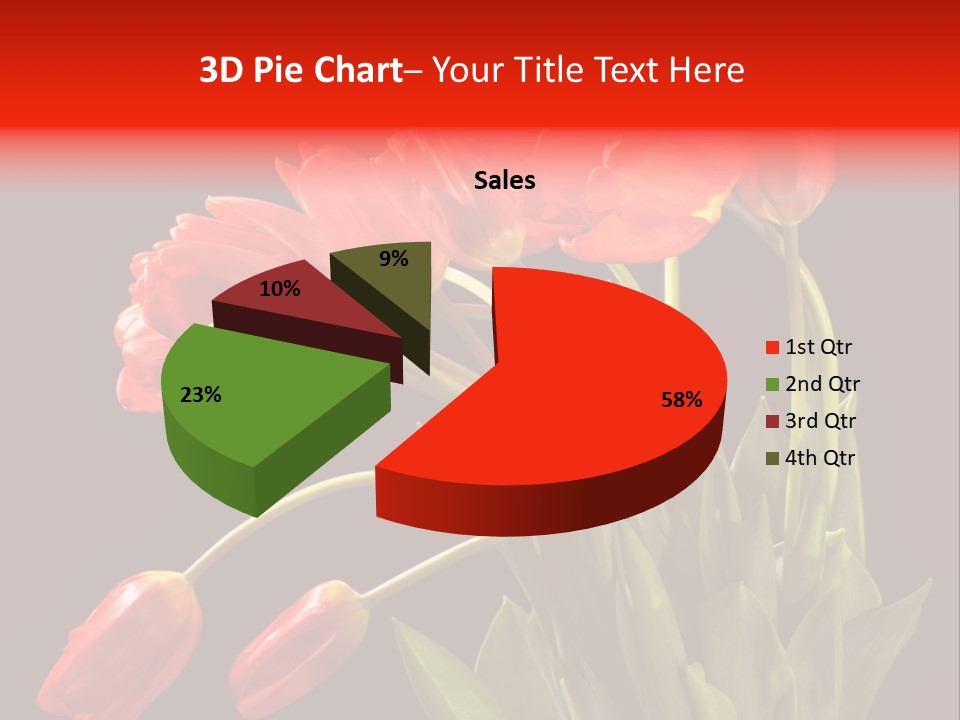 Plant Pot Bouquet PowerPoint Template