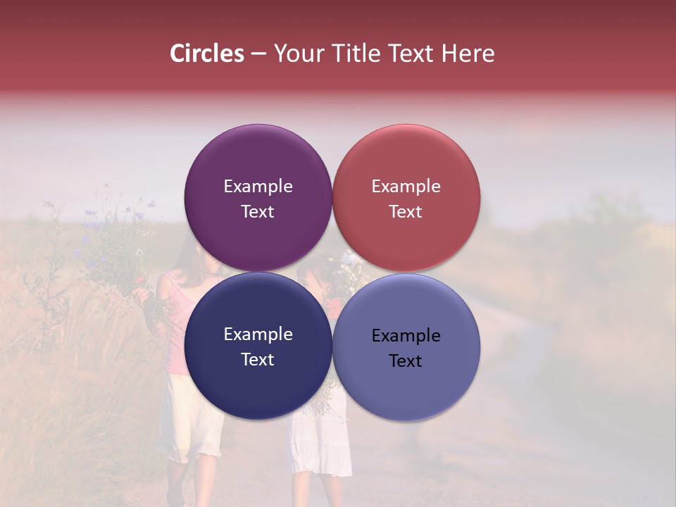 Child Poppy Love PowerPoint Template