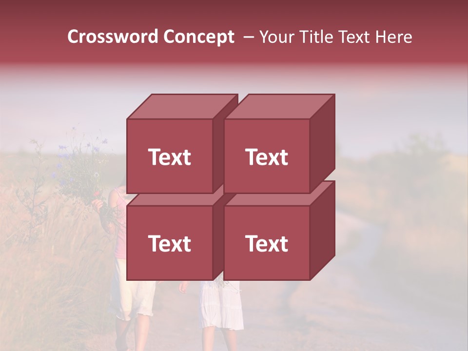 Child Poppy Love PowerPoint Template