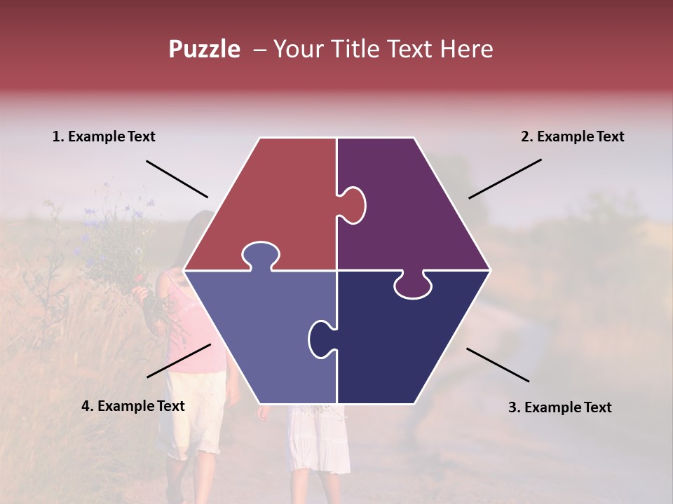 Child Poppy Love PowerPoint Template