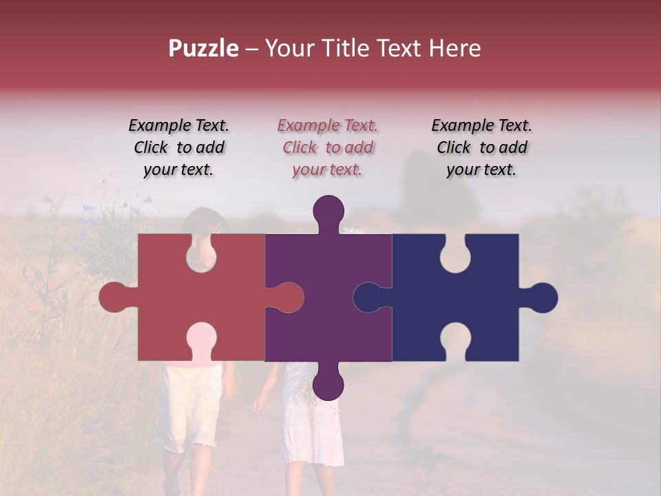 Child Poppy Love PowerPoint Template