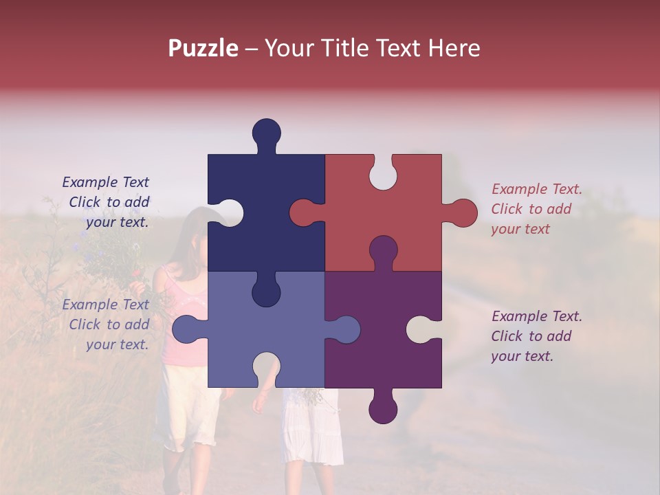 Child Poppy Love PowerPoint Template