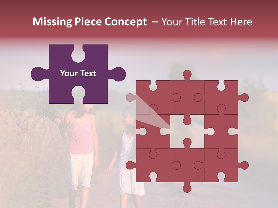 Child Poppy Love PowerPoint Template