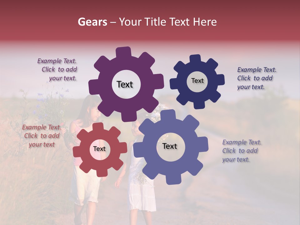 Child Poppy Love PowerPoint Template