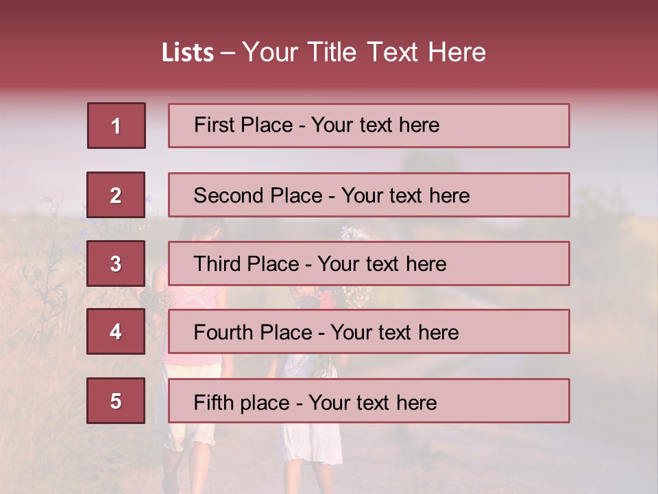 Child Poppy Love PowerPoint Template