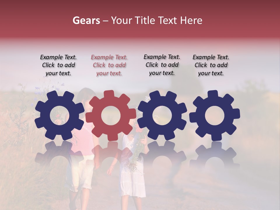 Child Poppy Love PowerPoint Template